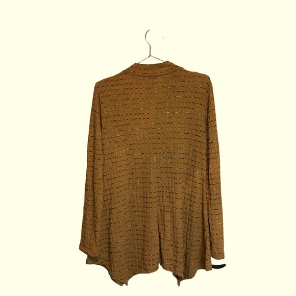 LOGO by Lori Goldstein Striped Handkerchief Tunic - M - Picture 2 of 6